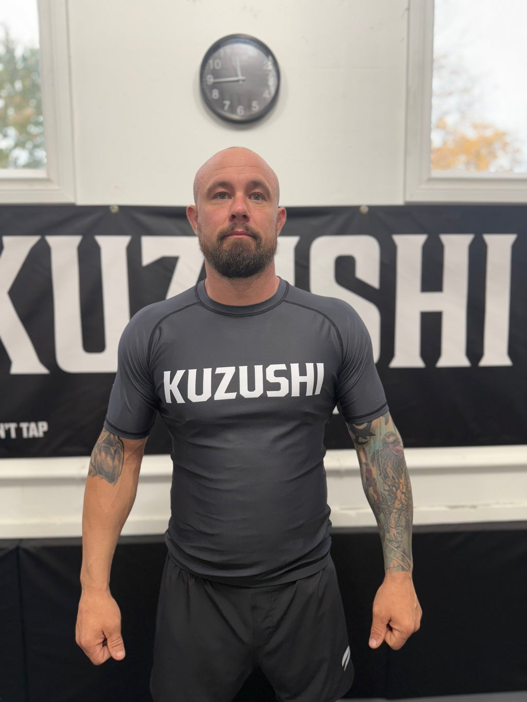 Short Sleeve Black Rashguard