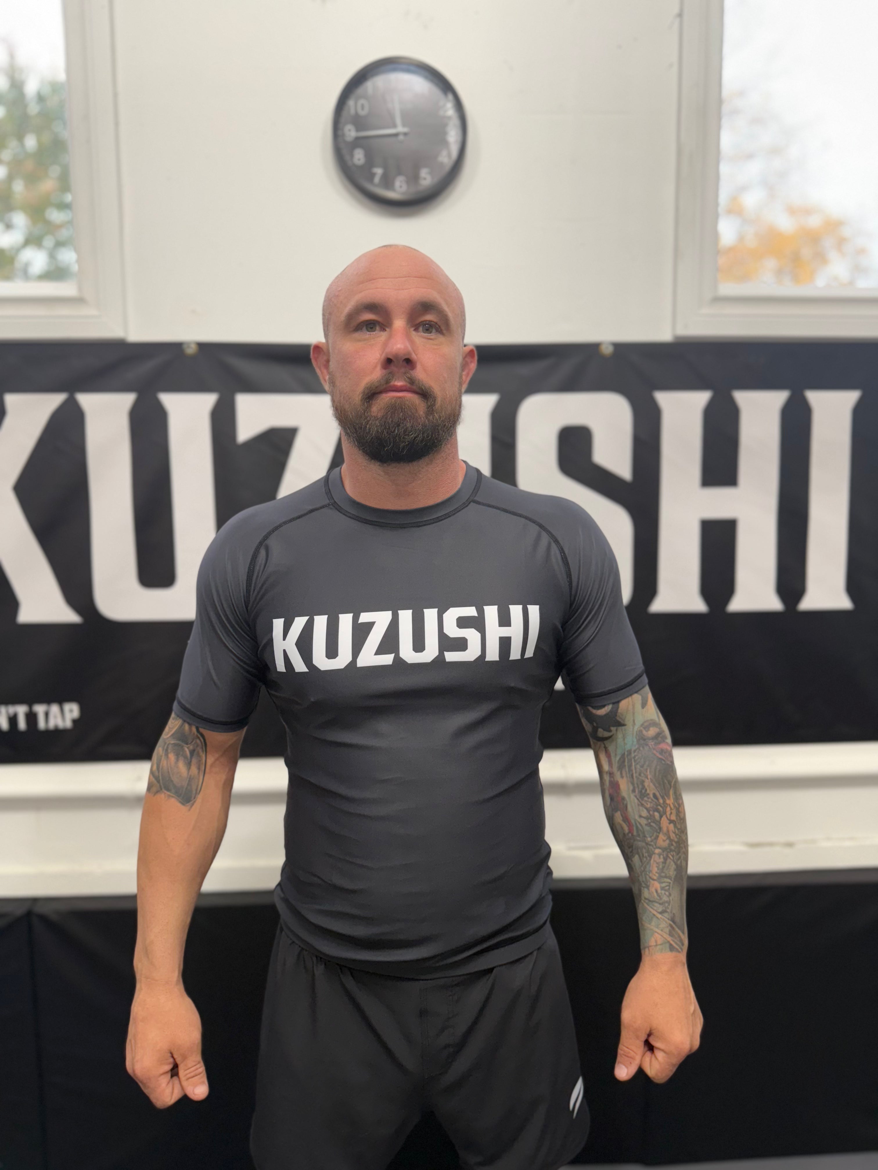 Short Sleeve Black Rashguard