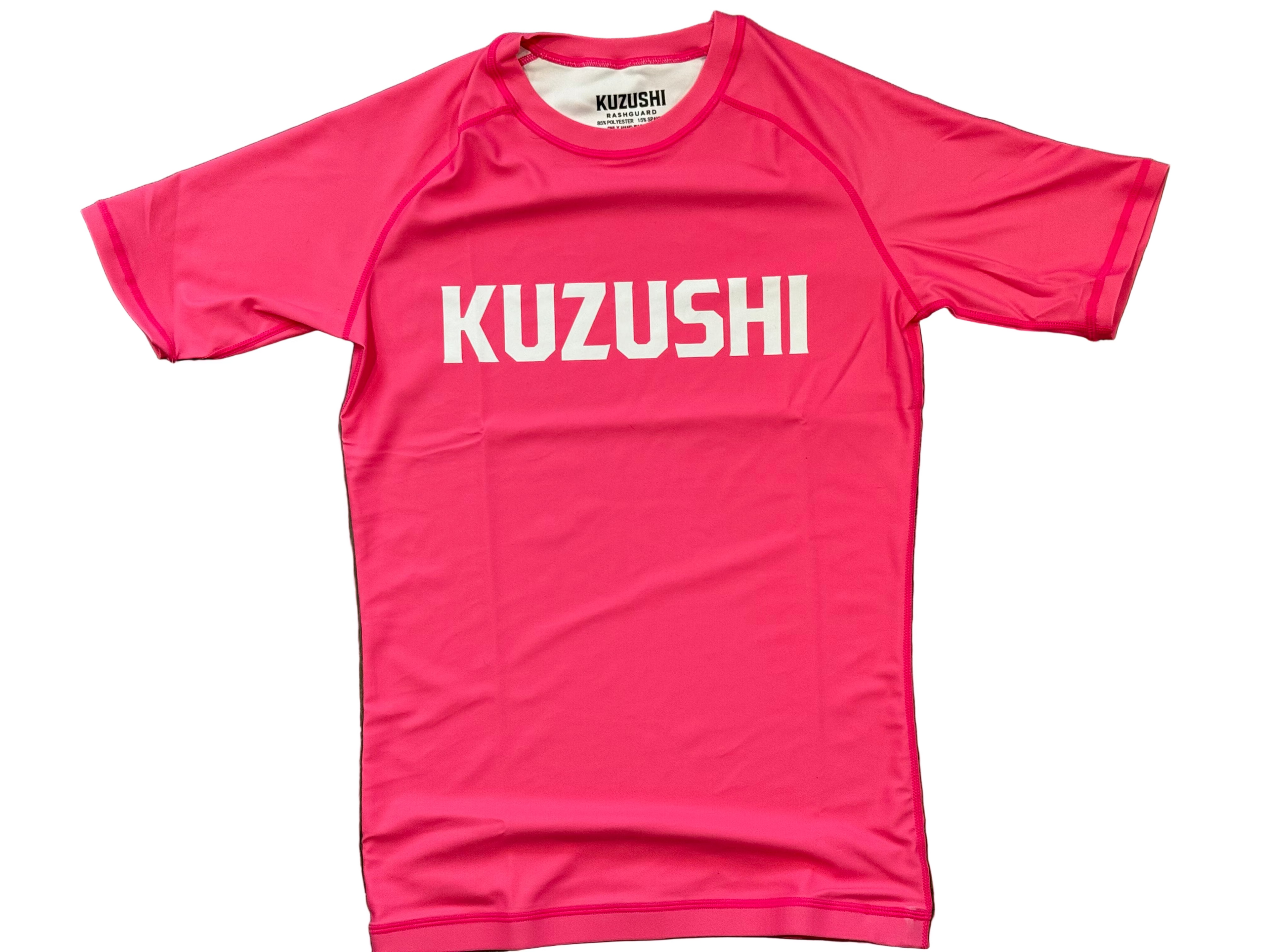 Unicorns Don't Tap - Kids Pink Rashguard